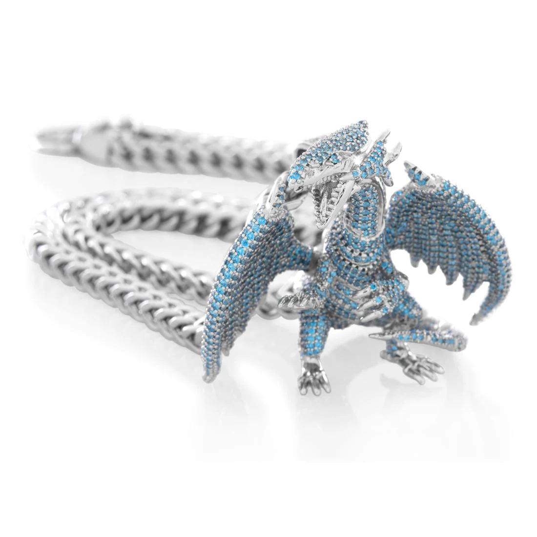 Yu-Gi-Oh! x Ice Lord - Blue Eyes White Dragon Necklace