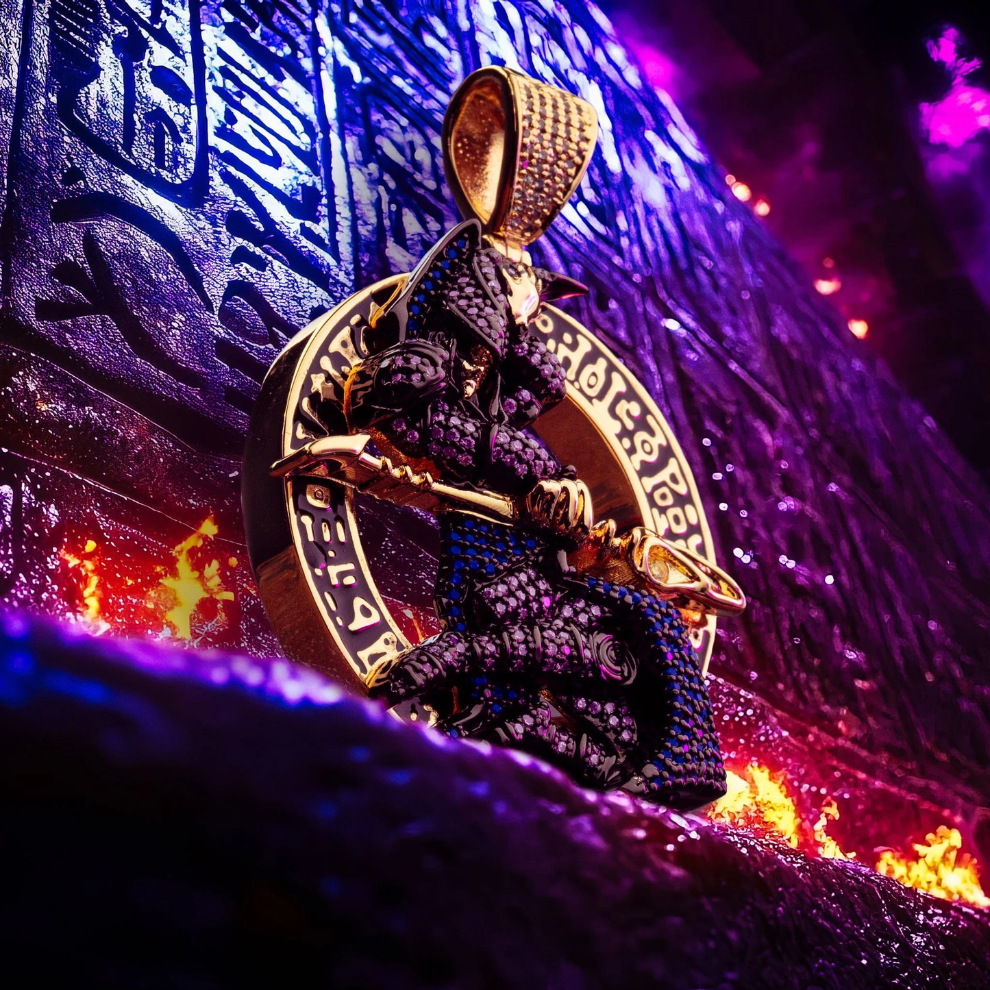 Yu-Gi-Oh! x Ice Lord - Dark Magician Necklace