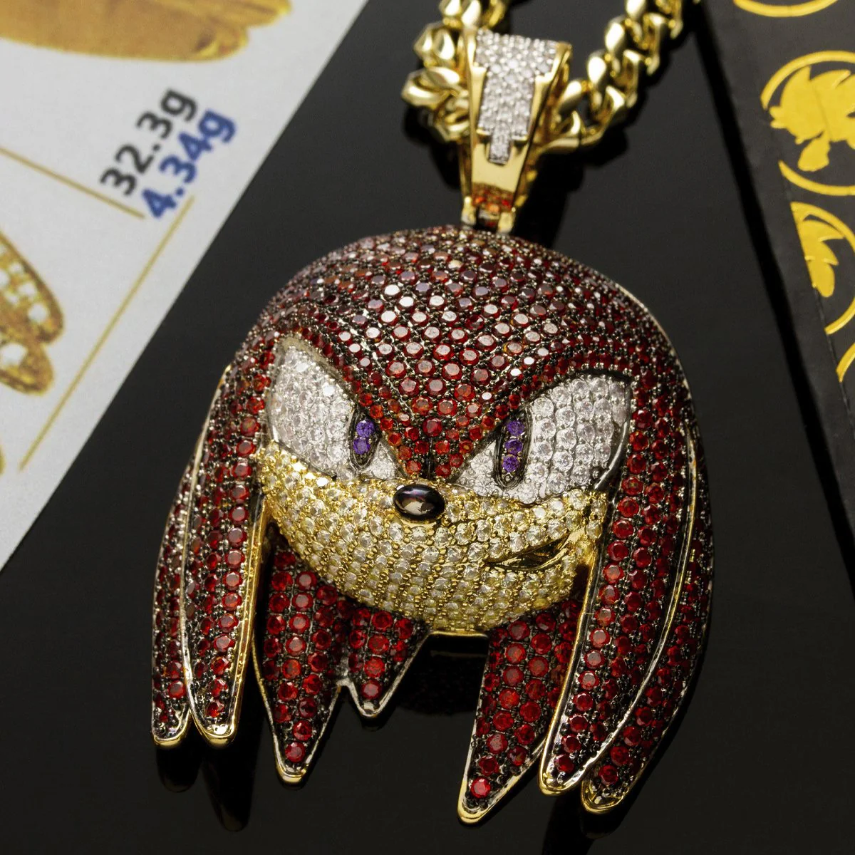 Sonic the Hedgehog x Ice King - Knuckles Necklace