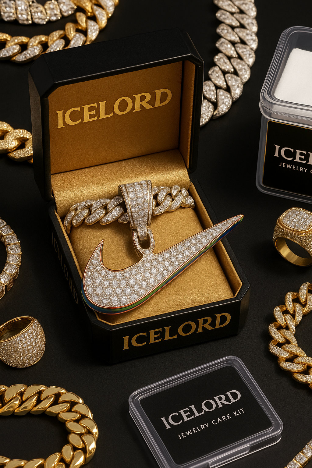 Nike Iced out pendant